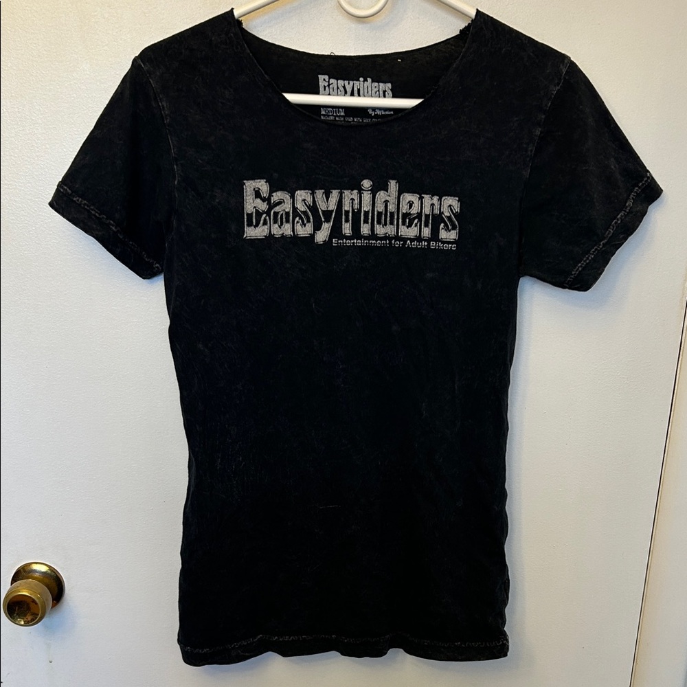 Easyriders Women’s T-shirt Black Size Medium